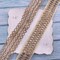 Ribbons,8 Rolls Burlap Lace Burlap Wedding Ribbon Natural Jute Rope Twine String for Crafts Gift Wrapping Wedding Party Home Decoration(17.6 Yards)